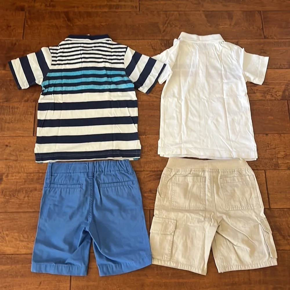 Gymboree Osh kosh Lot Polo Shirts and Shorts Size 4T